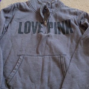 Vs Pink 1/4 zip
